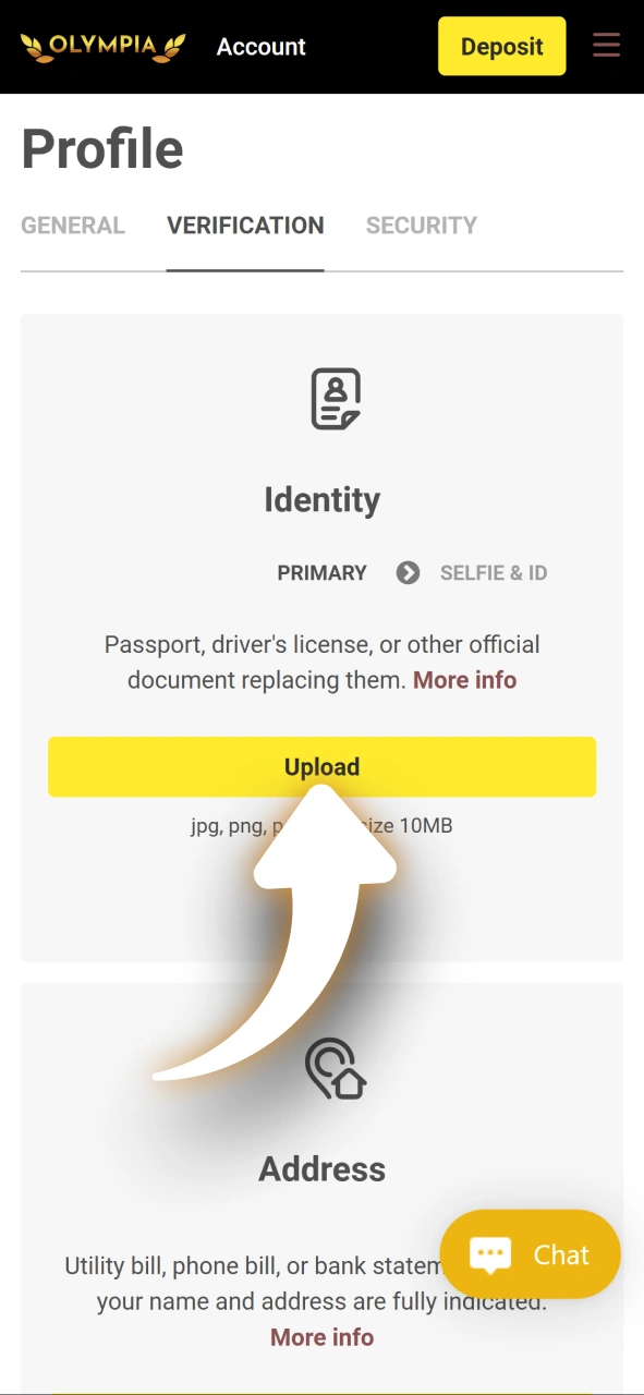 Verify your account for a secure and smooth live casino experience.