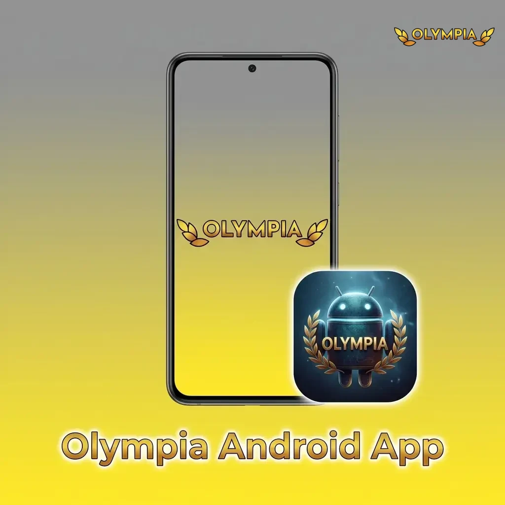 Olympia Android app APK download and installation steps for Android 6.0 or higher devices requiring 40MB storage.