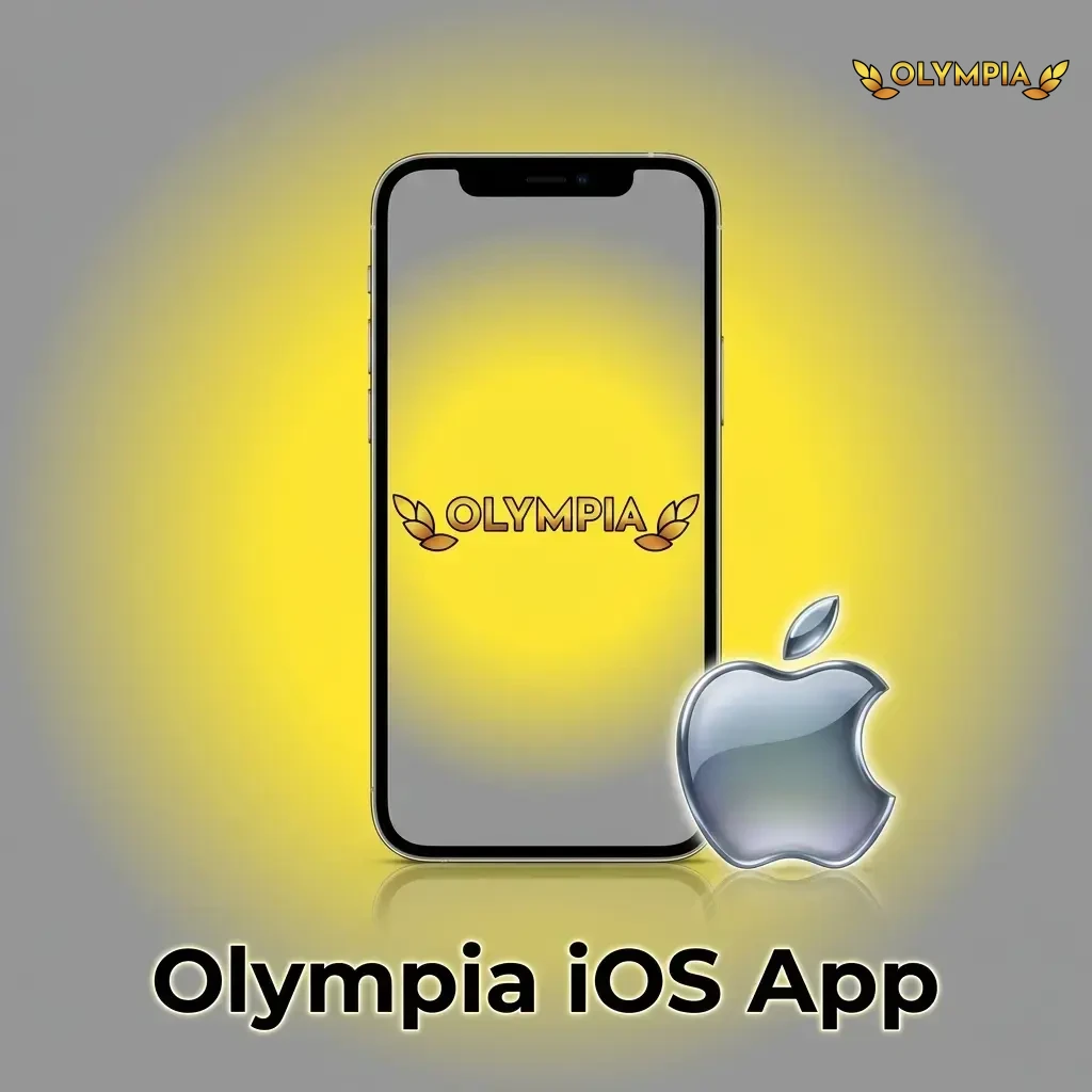 Olympia Casino iOS app download steps on iPhone and iPad via the App Store, compatible with iOS 12.0 or later.