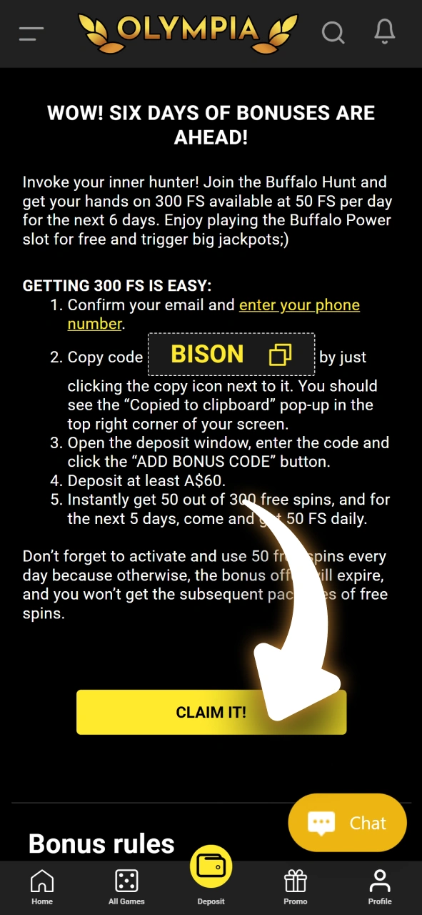 Learn how to use bonus features in Olympia Casino slot games.